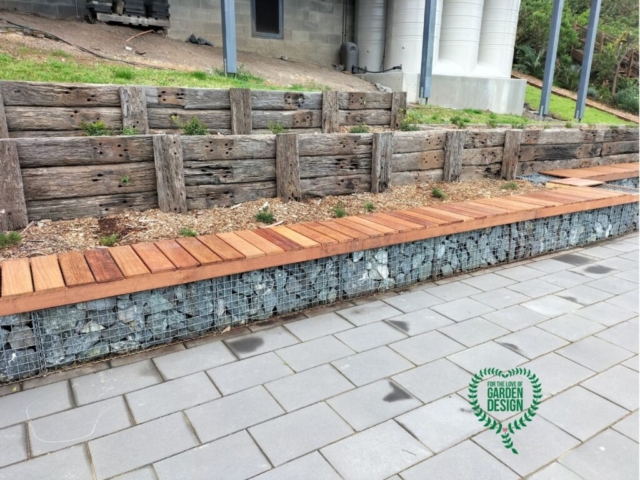 North Narooma seating space Garden Design